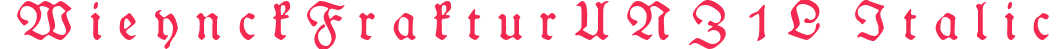 WieynckFrakturUNZ1L Italic